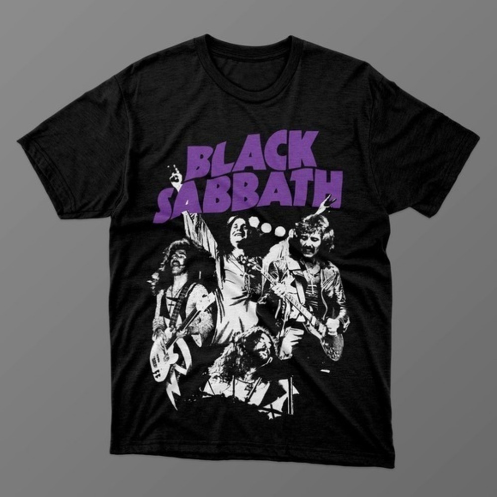 Black Sabbath Tshirt Style Tee Music Fan Shirt